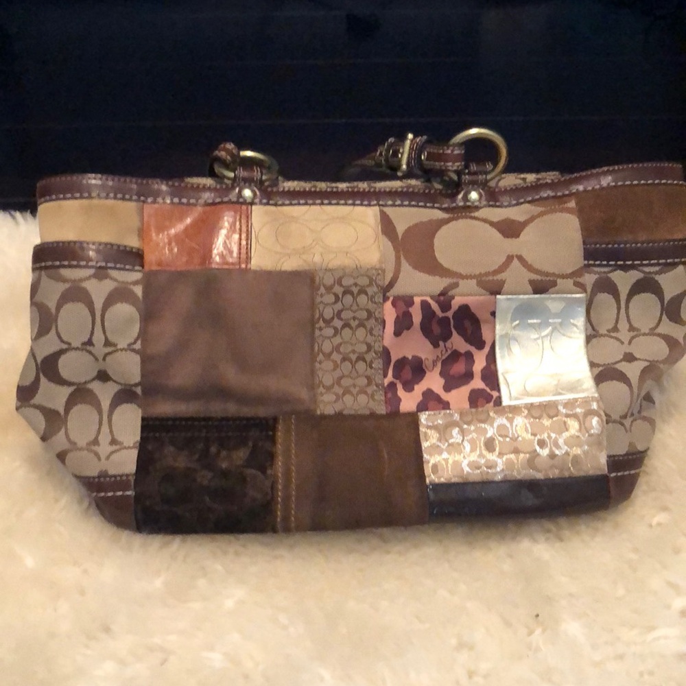 Coach patchwork purse